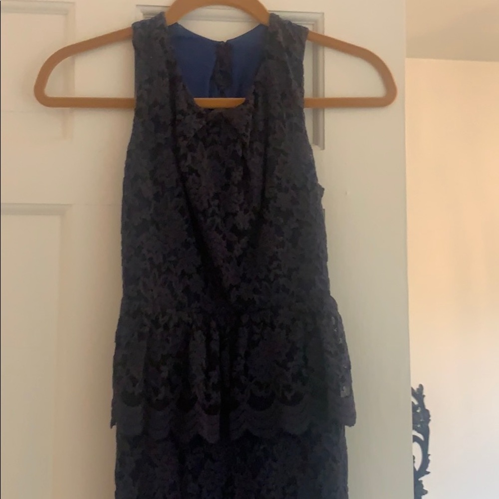 Lace Navy Dress